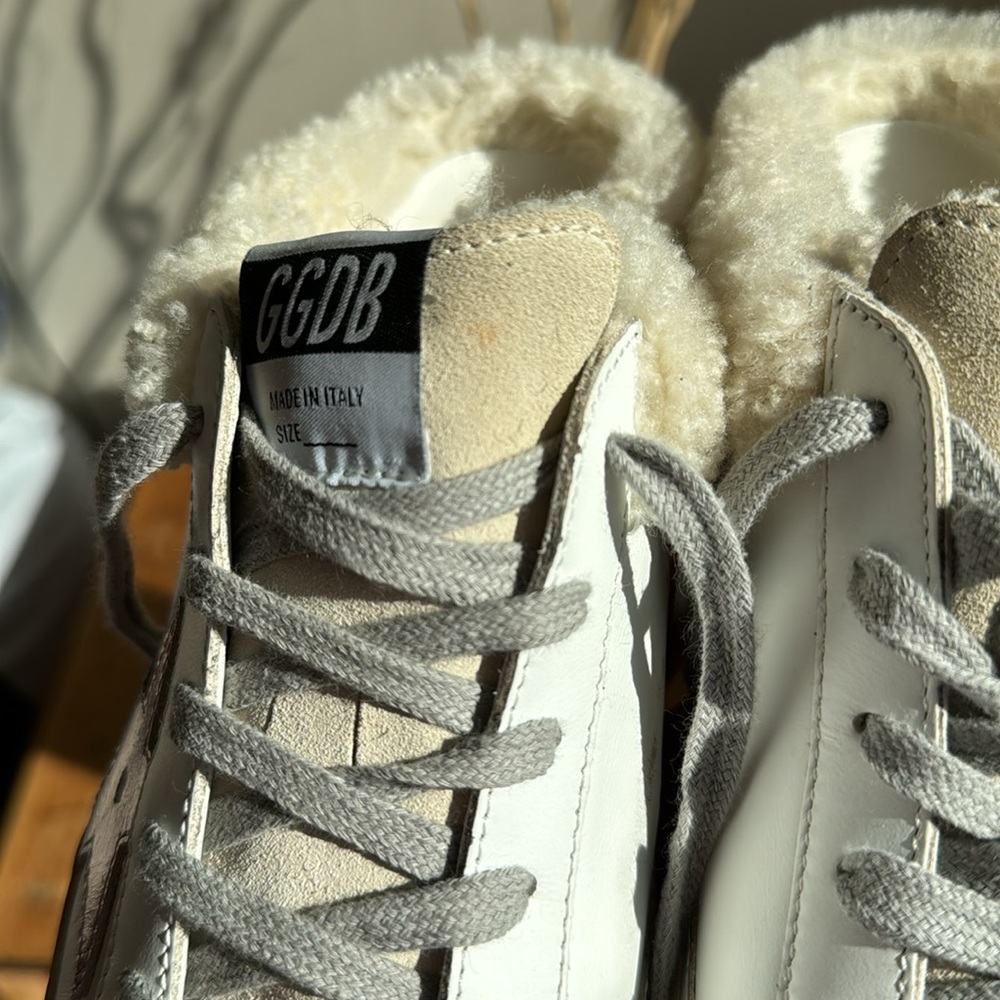 Women’s Golden Goose Sabot Sneaker Shearling/Pink size 38 - Picture 9 of 9